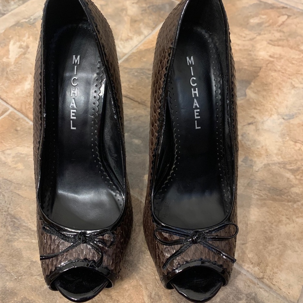 Michael Kors Snakeskin Heels